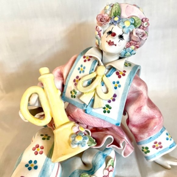 Collectible Vintage Pierrot Clown made in Italy for Gumps San Francisco - Picture 1 of 10
